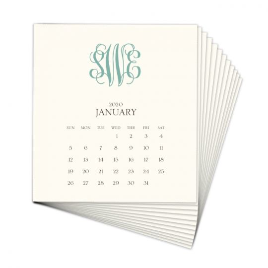 Monogram Calendar Refill Seasonsgiftsandhome Com