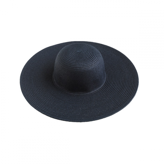 navy blue floppy sun hat