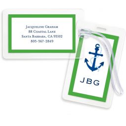 Anchor Luggage Tags Set 4