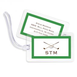 Golf Clubs Luggage Tags - Set 4