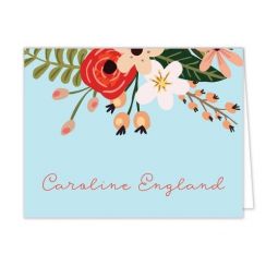 Botanical Lagoon Folded Note Cards