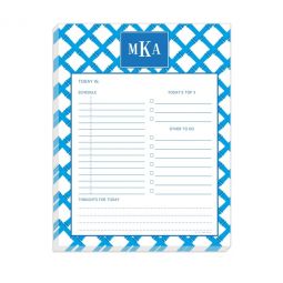 Blue Bamboo Daily Planner Pad 8.5 x 11