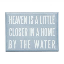 Home by the Water Box Sign