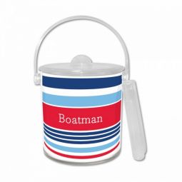 Boatman Geller Espadrille Nautical Ice Bucket