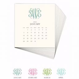 Monogram Calendar Refill