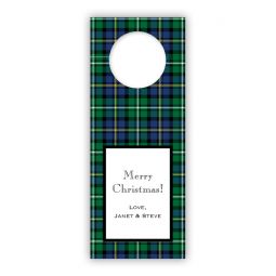 Black Watch Plaid Bottle Tags