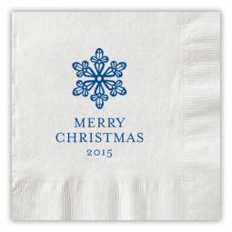 Snowflake Cocktails Napkins