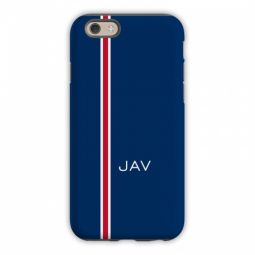 Racing Stripe Navy with Red Cell Phone Case