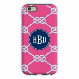 Nautical Knots Raspberry Cell Phone Case