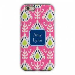 Mia Ikat Raspberry Cell Phone Case