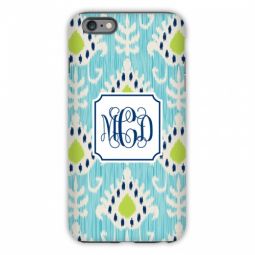 Mia Ikat Teal Cell Phone Case