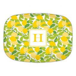 Lemons Melamine Platter