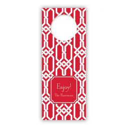 Arden Red Bottle Tags