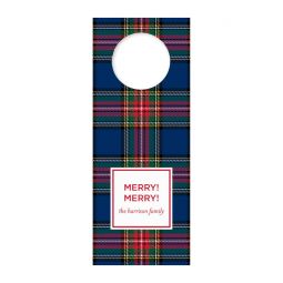 Macbeth Plaid Bottle Tags Set of 8