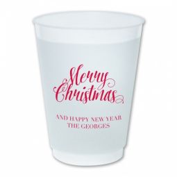 Merry Christmas Reusable Frost Flex Cups