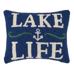 Lake Life & Anchor Pillow