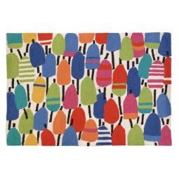 Buoy Hooked Rug 34" x 47"