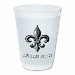 Fleur de Lis Reuseable Frost Flex Cups