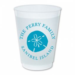 Sand Dollar Reusable Frost Flex Cups