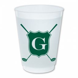 Golfer's Crest Reusable Frost Flex Cups