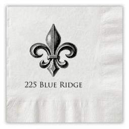 Fleur de Lis Cocktail Napkins