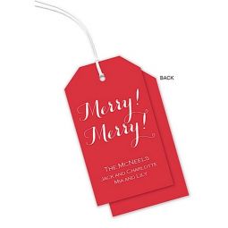 Merry Merry Hanging Gift Tags