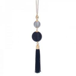 Black & Grey Bon Bon Necklace