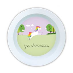 Unicorn Melamine Bowl by Boatman Geller