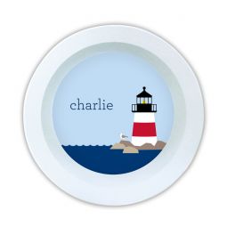 Lighthouse Melamine Bowl by Boatman Geller