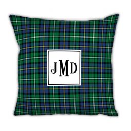 Black Watch Plaid Pillow by Boatman Geller