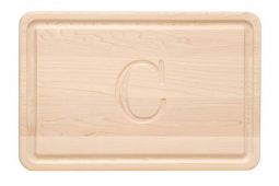 Rectangular Maple Carved Cutting Board - Assorted Sizes