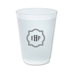 Avenue Monogram Frost Flex Cups - Set of 50