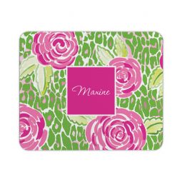 Mia Pink Personalized Mouse Pad