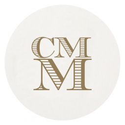 Ecuyer Monogram Coasters M13