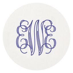 Filigree Script Monogram Coasters M140