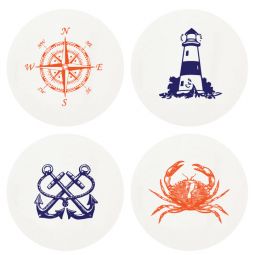 Coastal Letterpress Coasters