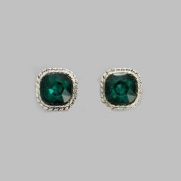 Emerald Crystalite Studs