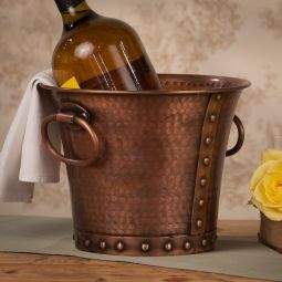 Copper Riveted Ice Bucket