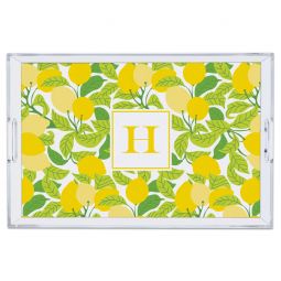 Lemons Large Lucite Tray