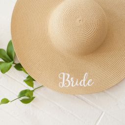 Bride Floppy Hat - Natural