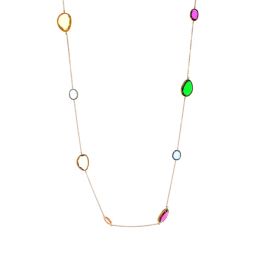 Multi Color Gemstone Statement Necklace