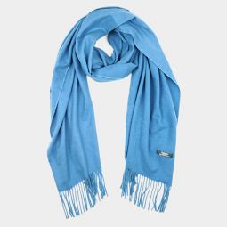 Cashmere Feel Super Soft Scarf - Blue