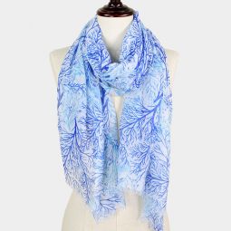 Blue Branch Scarf