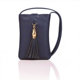 Anna Cell Phone Crossbody - Navy