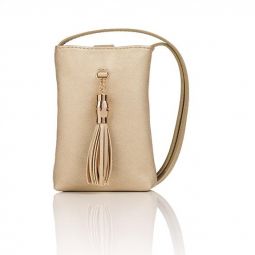 Anna Cell Phone Crossbody - Gold