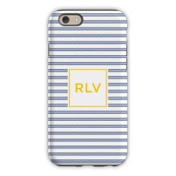 Rope Stripe Navy Cell Phone Case