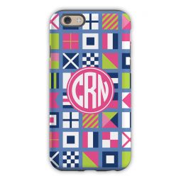 Nautical Flags Pink Cell Phone Case