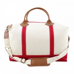 Canvas Weekender - Red Straps