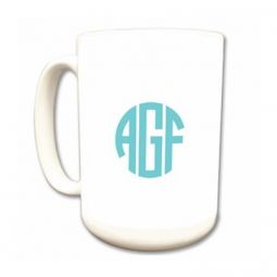 Circle Monogram Mug - More Color Options