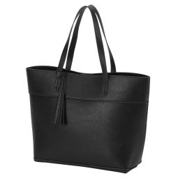 Classic Tassel Tote - Black